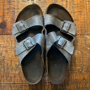 Gray Birkenstocks